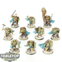 Slaves to Darkness - 10 Chaos Warriors - bemalt