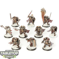 Slaves to Darkness - 10 Chaos Warriors - bemalt