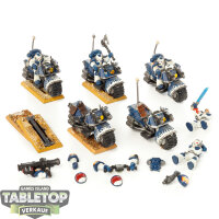 Space Marines - 5 Bikers - bemalt