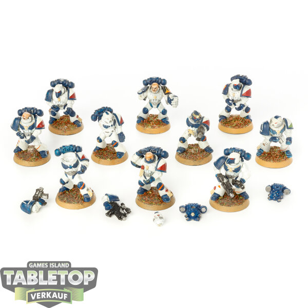 Space Marines - 10 Tactical Squad - bemalt