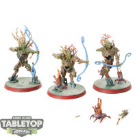 Sylvaneth - 3 x Kurnoth Hunters - bemalt