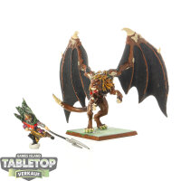 Dark Elves - Beastmaster on Manticore - bemalt