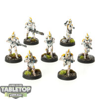 Galaktische Republik - 7 x Phase I Clone Troopers - bemalt