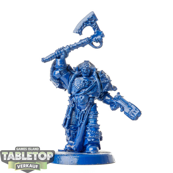 Space Marines - Librarian klassisch with Force Axe & Plasma Pistol - grundiert