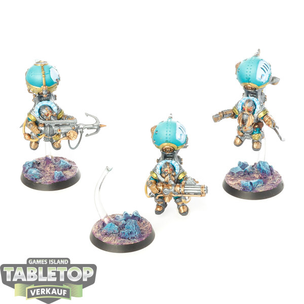 Kharadron Overlords - 3 Endrinriggers - bemalt