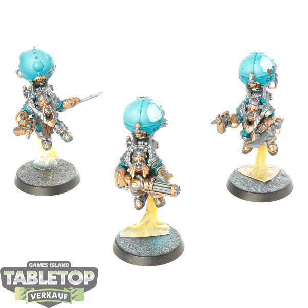 Kharadron Overlords - 3 Endrinriggers - bemalt