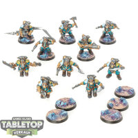 Kharadron Overlords - 10 Arkanaut Company - bemalt