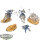 Stormcast Eternals - 3 Vanguard-Palladors - teilweise bemalt