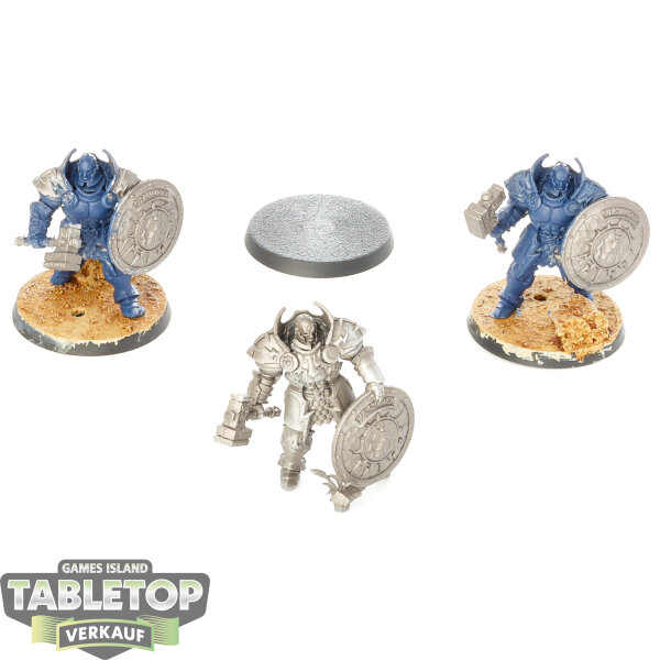 Stormcast Eternals - 3 Annihilators - teilweise bemalt