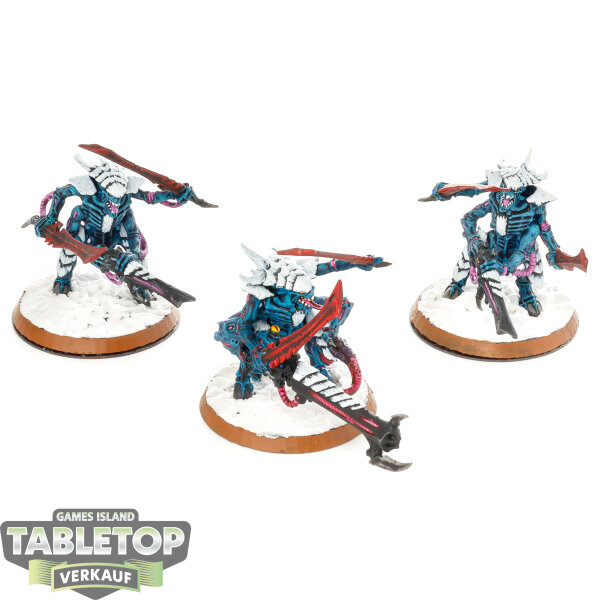 Tyraniden - 3 Tyranid Warriors - bemalt