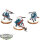 Tyraniden - 3 Tyranid Warriors - bemalt