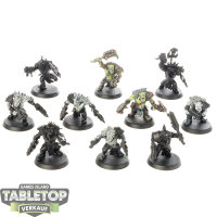 Orks - 10 Ork Beast Snagga Boyz - teilweise bemalt