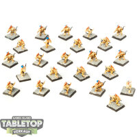 Lizardmen - 24 x Skinks - teilweise bemalt