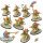 Seraphon - 8x Saurus Cavalry - teilweise bemalt