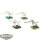 Lizardmen - 4 Chameleon Skinks klassisch - unbemalt