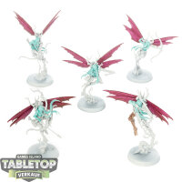 Sylvaneth - 5 Gossamid Archers - teilweise bemalt