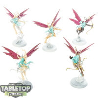 Sylvaneth - 5 Gossamid Archers - teilweise bemalt