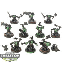 Orruk Warclans - 10 Ardboyz - teilweise bemalt