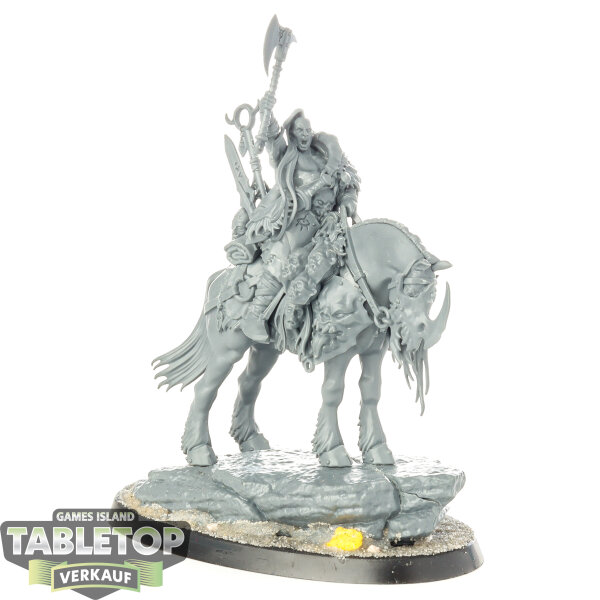 Slaves to Darkness - Darkoath Chieftain on Warsteed - unbemalt