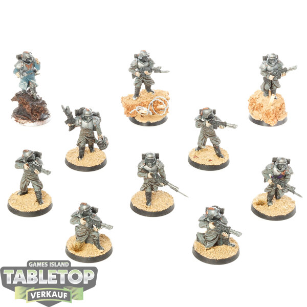Miniaturen - 10 Trenchers - bemalt