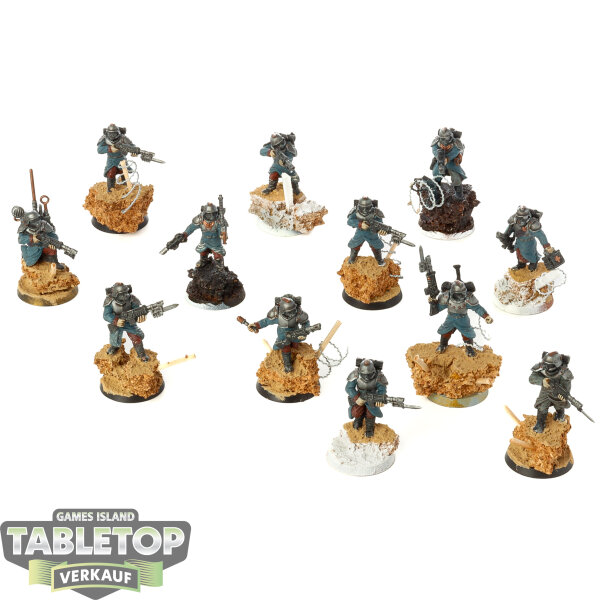 Miniaturen - 12 Trenchers - bemalt