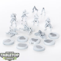 Galaktisches Imperium - 7 Snowtroopers - grundiert