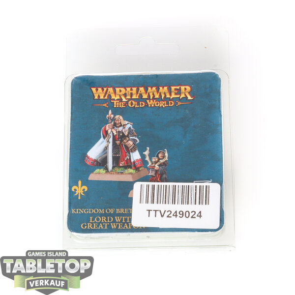 Kingdom of Bretonnia - Lord with Great Weapon - Originalverpackt / Neu