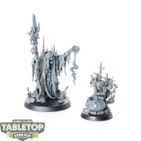 Orruk Warclans - Swampcalla Shaman with Pot-grot - unbemalt