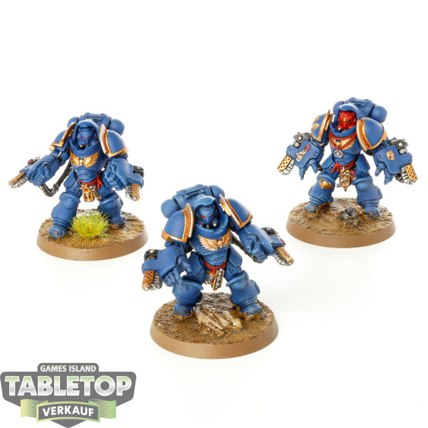 Space Marines - 3 Aggressor Squad - bemalt