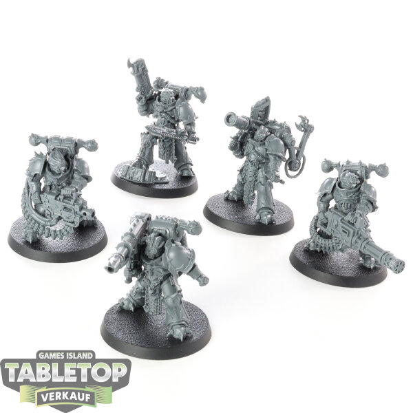Chaos Space Marines - 5 Havocs - unbemalt