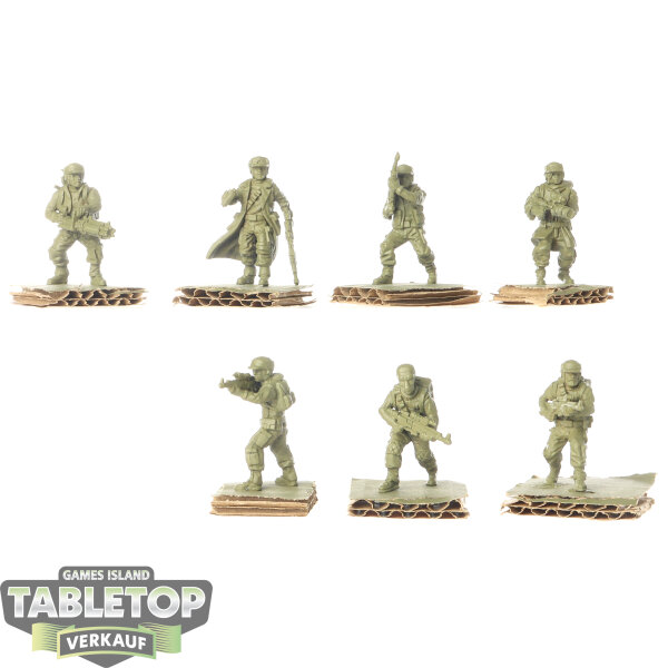 Rebellen - 7 Rebel Troopers  - grundiert