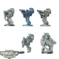 Space Marines - 5 Devastator Squad klassisch - teilweise...