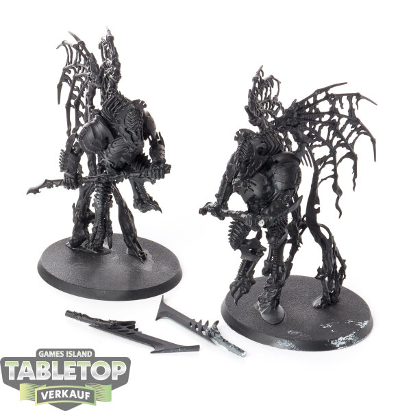 Ossiarch Bonereapers - 2 Morghast Archai - grundiert