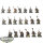 Dwarfen Mountain Holds - 10x Dwarf Warriors - bemalt