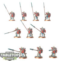Ossiarch Bonereapers - 10x Mortek Guard - bemalt