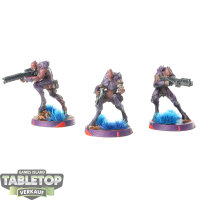 Infinity - 3x Shasvastii Nox Troops - bemalt