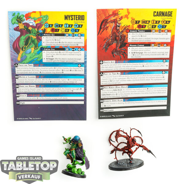 Miniaturen - Carnage & Mysterio - bemalt