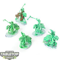 Nighthaunt - 5 Hexwraiths - teilweise bemalt