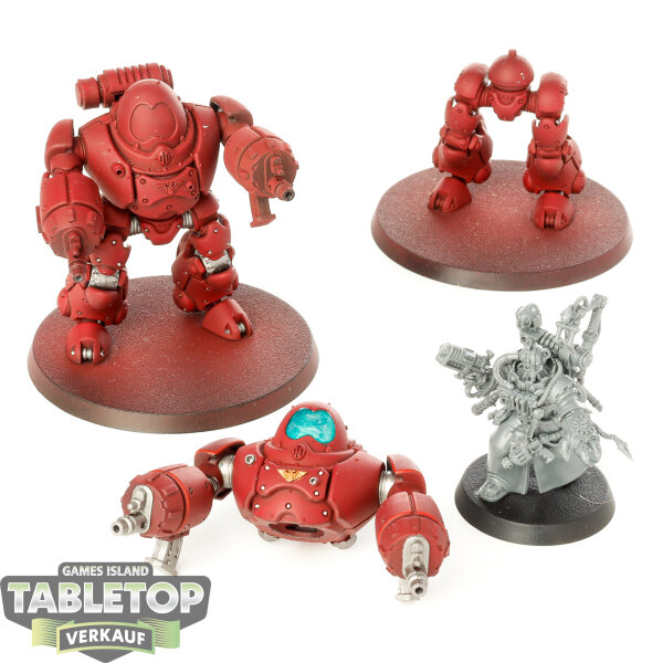 Adeptus Mechanicus - 2 Kastelan Robots - teilweise bemalt
