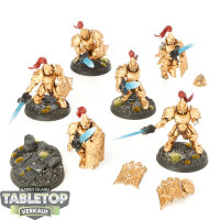 Adeptus Custodes - 6 Custodian Guard - teilweise bemalt