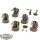 Dark Angels - 5 Deathwing Knights - bemalt