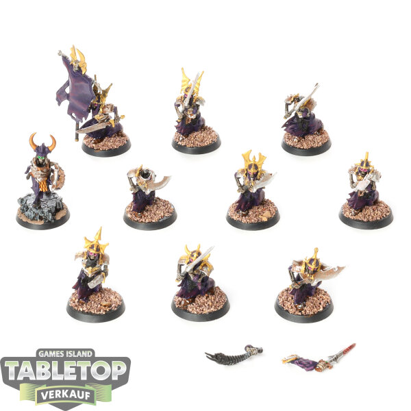 Soulblight Gravelords - 10x Grave Guard - bemalt