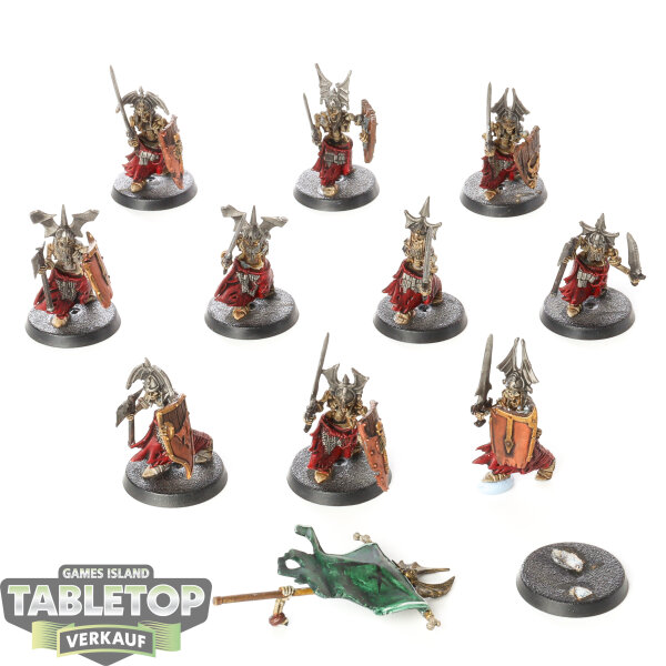 Soulblight Gravelords - 10x Grave Guard - bemalt
