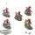 Soulblight Gravelords - 5x Barrow Knights klassisch / Black knights - bemalt