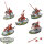 Soulblight Gravelords - 5x Blood Knights klassisch - teilweise bemalt
