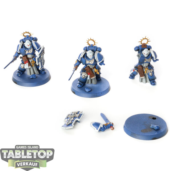 Space Marines - 3x Bladeguard Veteran Squad - teilweise bemalt