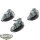 Space Marines - 3x Outriders - unbemalt