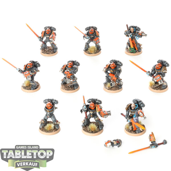 Grey Knights - 10x Grey Knights Strike Squad - bemalt