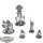 Necrons - 5x Necrons Royal Court - unbemalt