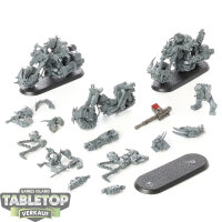 Orks - 3x Ork Warbiker Mob - Nobz - unbemalt